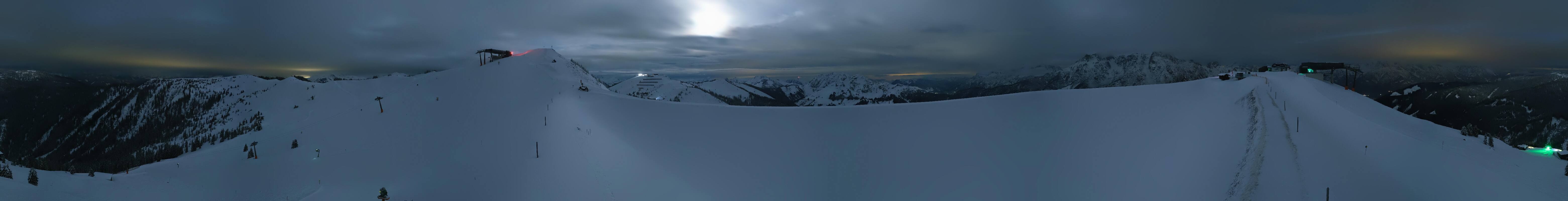 Archiv Foto Webcam Leogang - Ausblick vom Großen Asitz