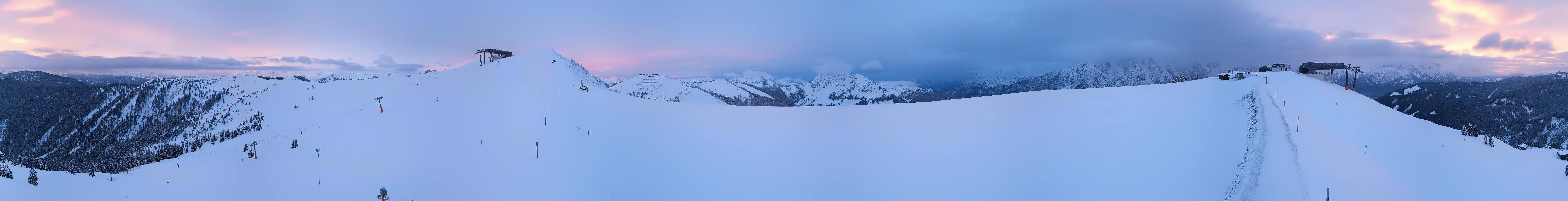 Archiv Foto Webcam Leogang - Ausblick vom Großen Asitz