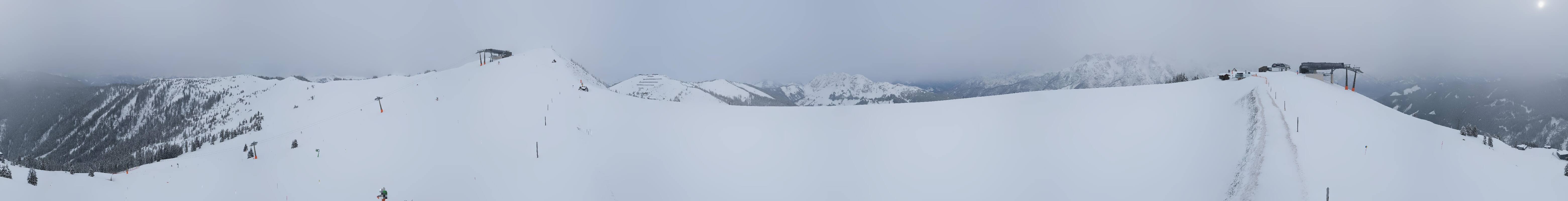 Archiv Foto Webcam Leogang - Ausblick vom Großen Asitz