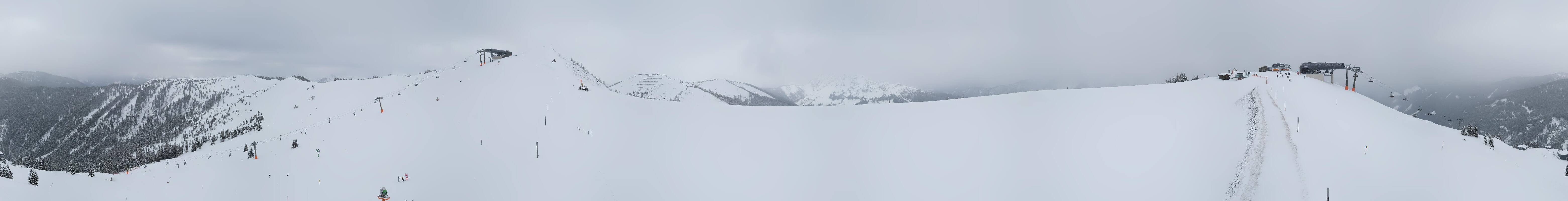 Archiv Foto Webcam Leogang - Ausblick vom Großen Asitz