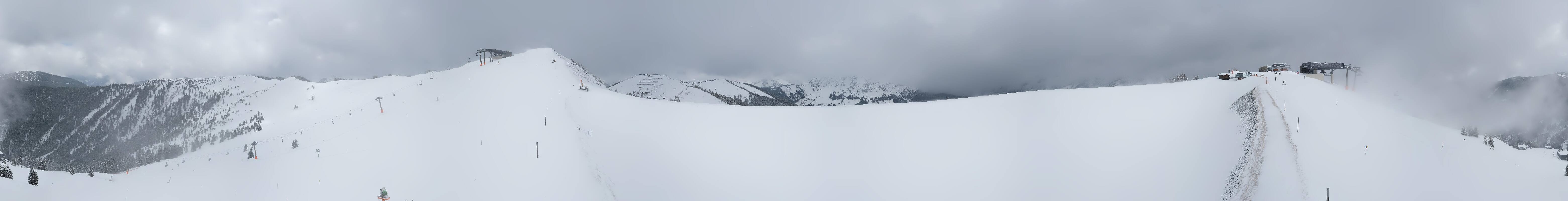 Archiv Foto Webcam Leogang - Ausblick vom Großen Asitz