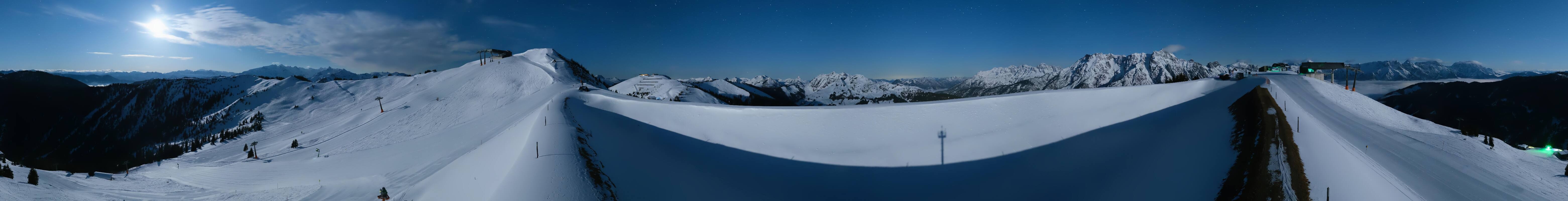 Archiv Foto Webcam Leogang - Ausblick vom Großen Asitz