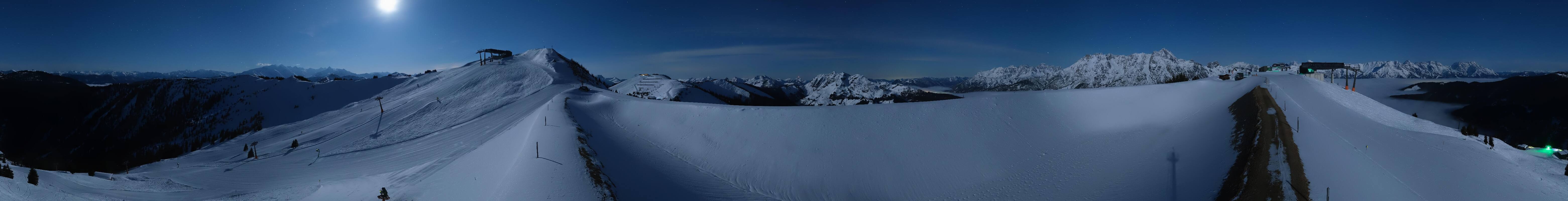 Archiv Foto Webcam Leogang - Ausblick vom Großen Asitz