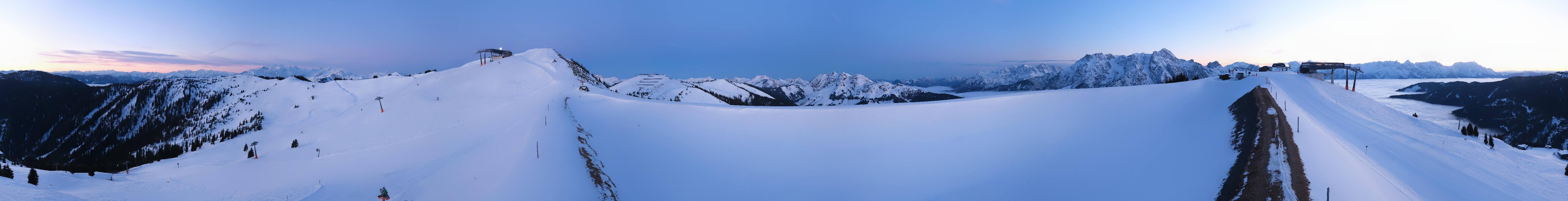 Archiv Foto Webcam Leogang - Ausblick vom Großen Asitz