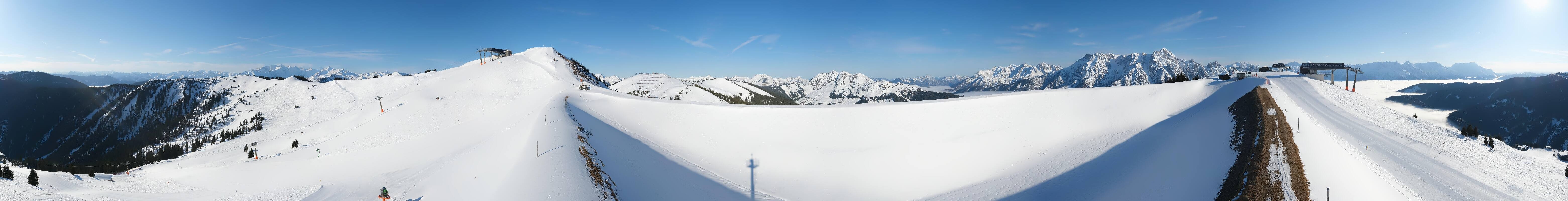 Archiv Foto Webcam Leogang - Ausblick vom Großen Asitz