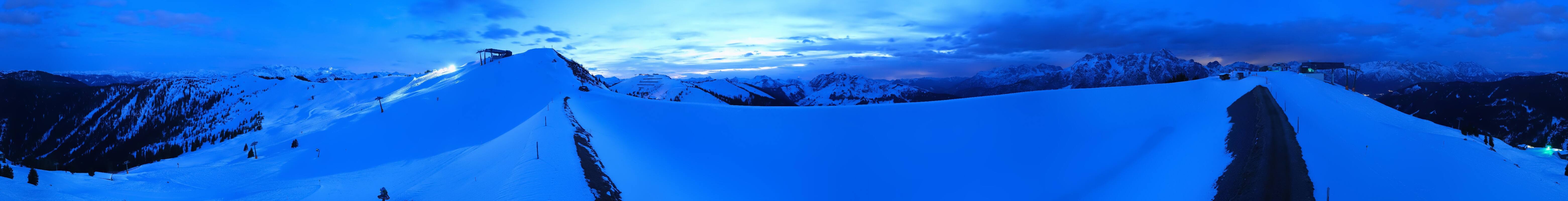 Archiv Foto Webcam Leogang - Ausblick vom Großen Asitz