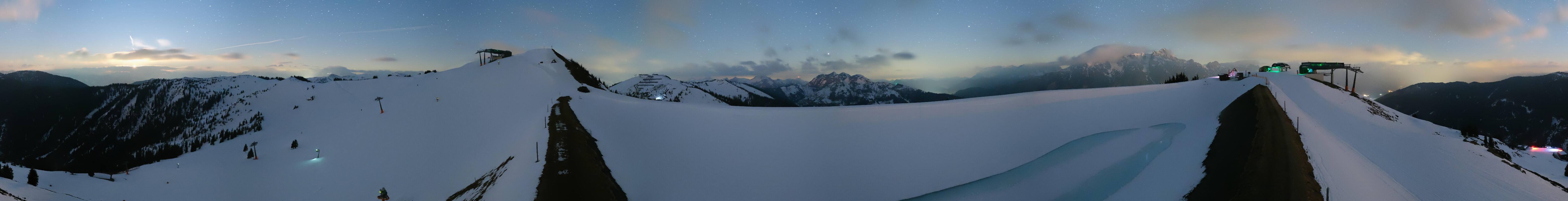 Archived image Webcam Leogang - View from Großer Asitz