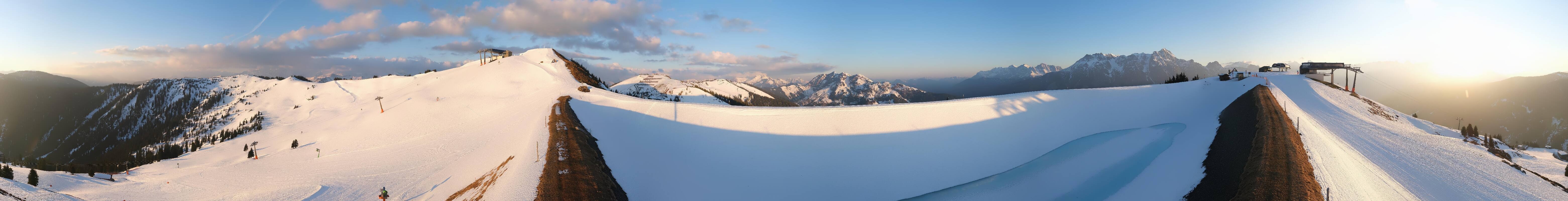 Archived image Webcam Leogang - View from Großer Asitz
