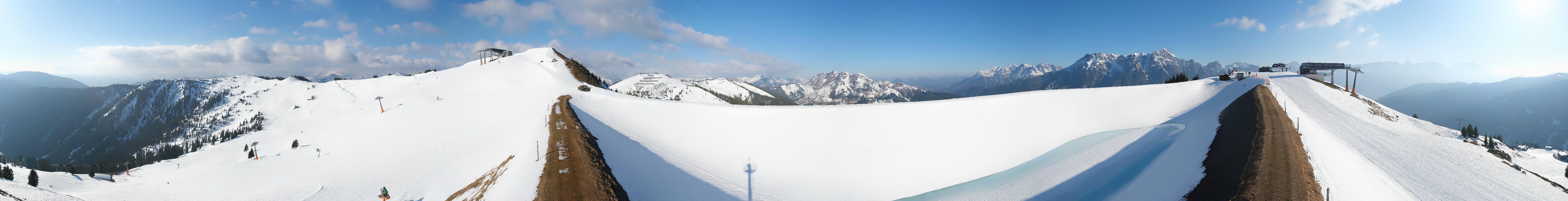 Archived image Webcam Leogang - View from Großer Asitz