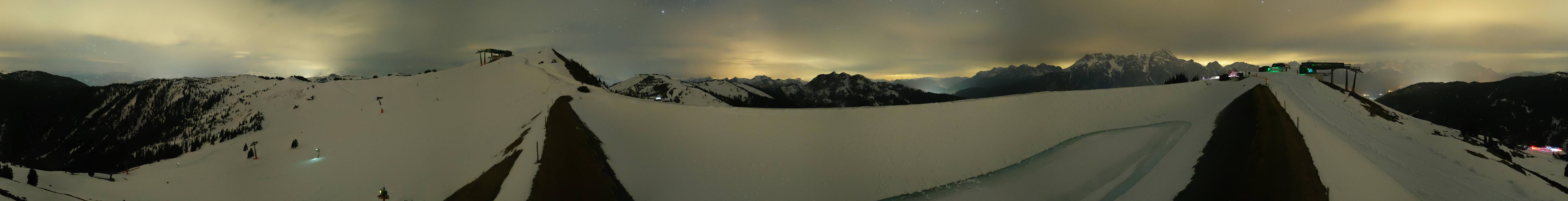 Archived image Webcam Leogang - View from Großer Asitz