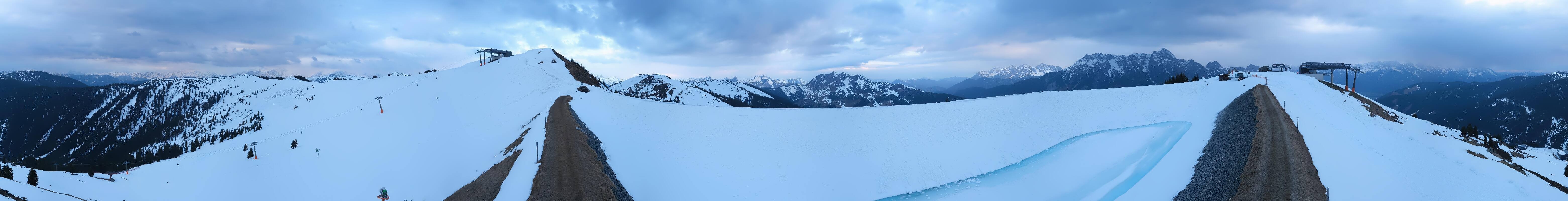 Archived image Webcam Leogang - View from Großer Asitz