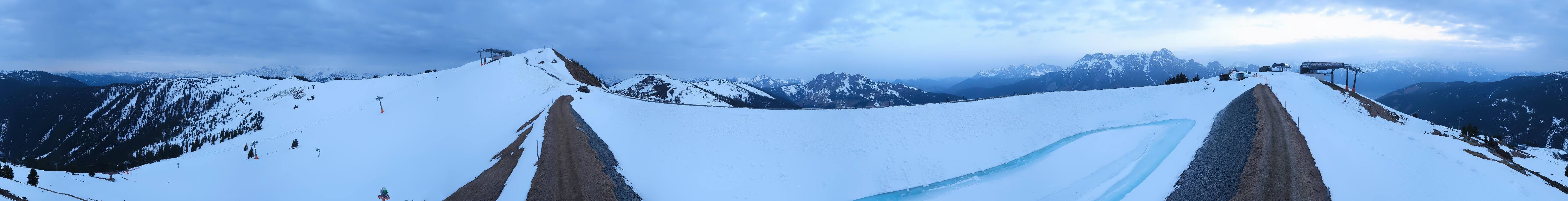 Archiv Foto Webcam Leogang - Ausblick vom Großen Asitz
