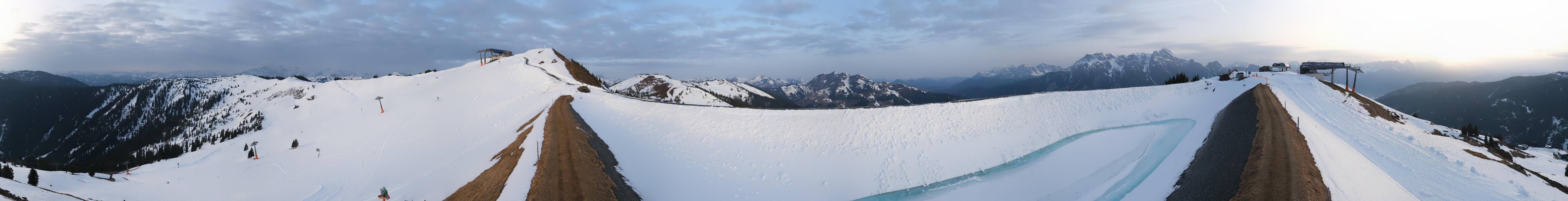 Archiv Foto Webcam Leogang - Ausblick vom Großen Asitz