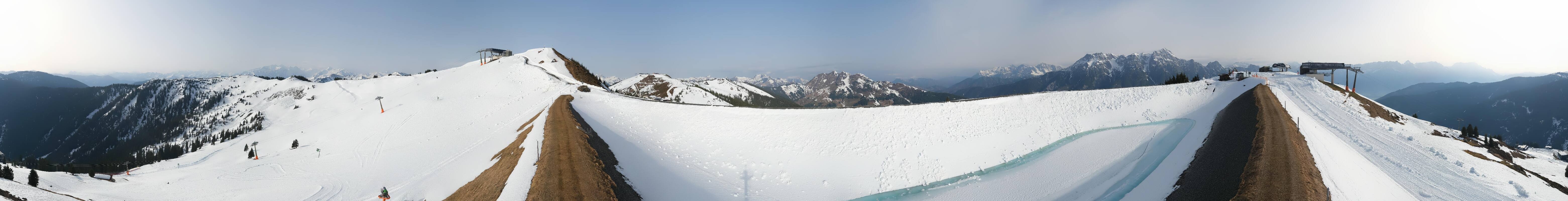 Archiv Foto Webcam Leogang - Ausblick vom Großen Asitz