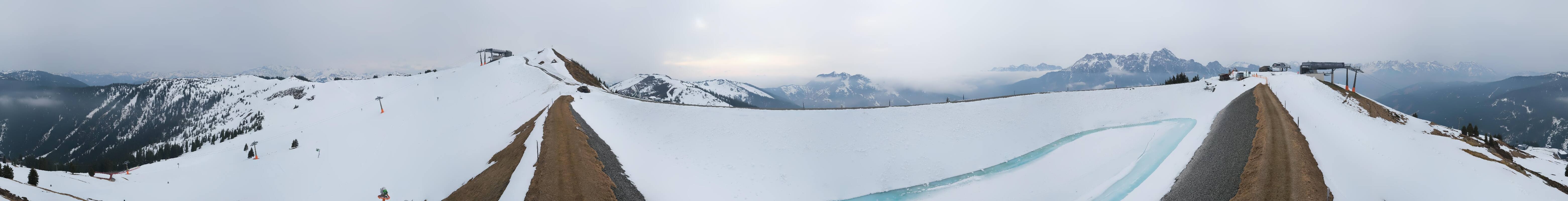 Archiv Foto Webcam Leogang - Ausblick vom Großen Asitz