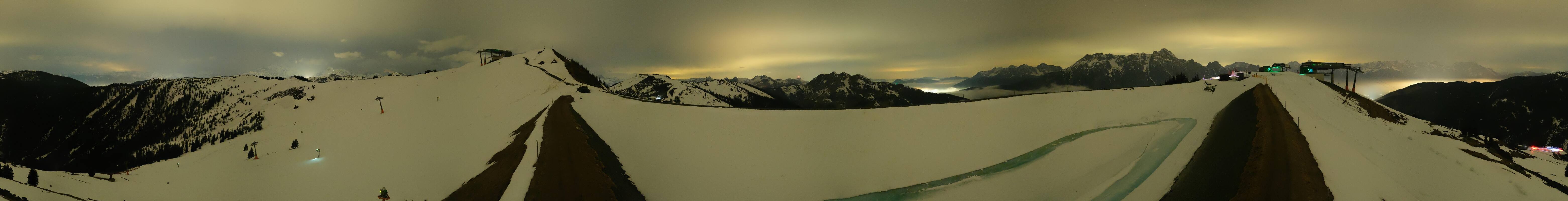 Archiv Foto Webcam Leogang - Ausblick vom Großen Asitz