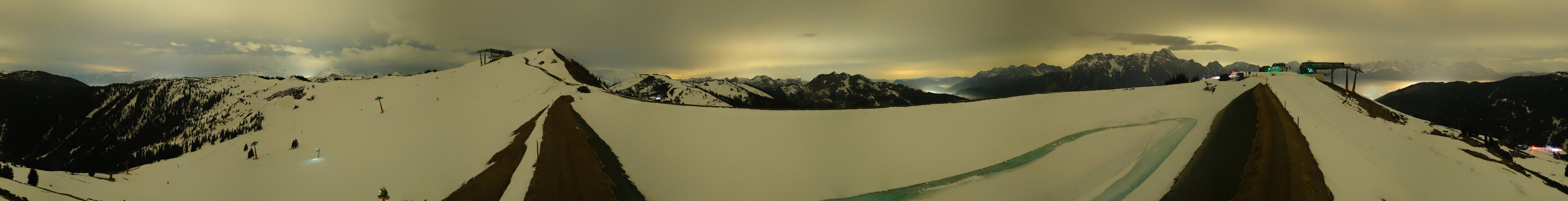 Archiv Foto Webcam Leogang - Ausblick vom Großen Asitz