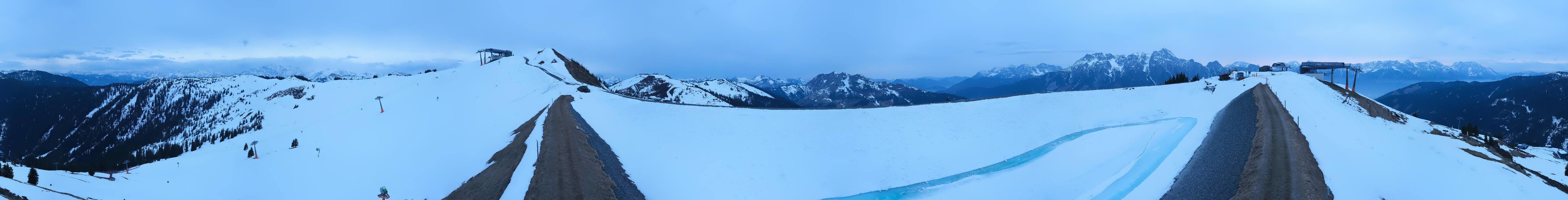 Archiv Foto Webcam Leogang - Ausblick vom Großen Asitz