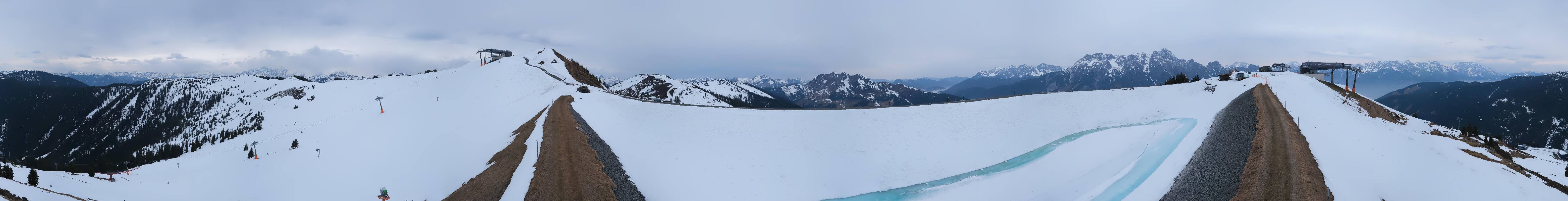 Archiv Foto Webcam Leogang - Ausblick vom Großen Asitz