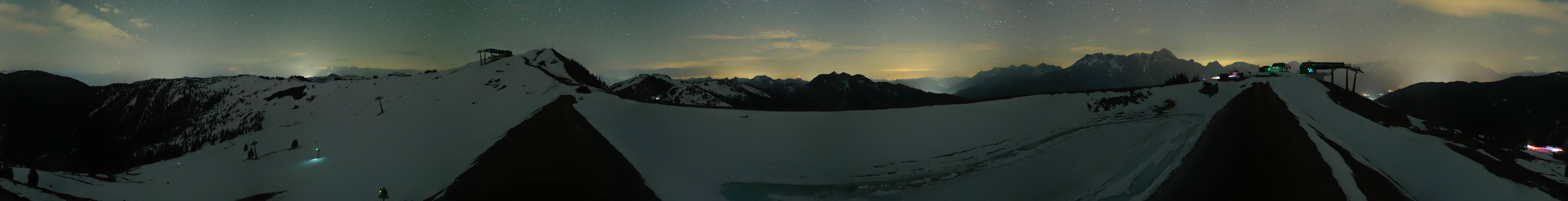 Archiv Foto Webcam Leogang - Ausblick vom Großen Asitz