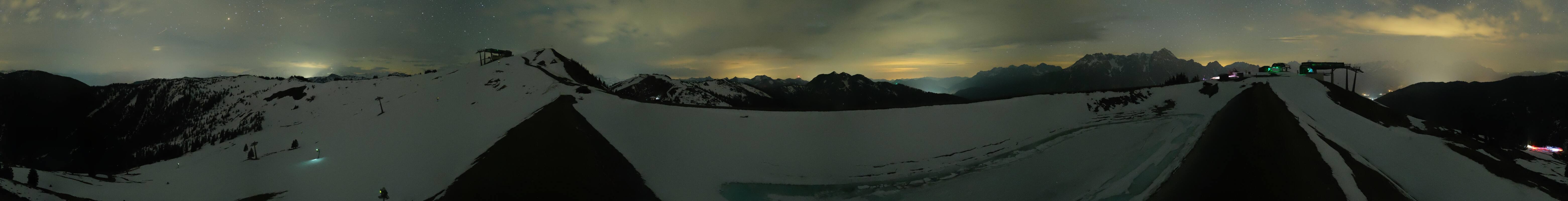 Archiv Foto Webcam Leogang - Ausblick vom Großen Asitz