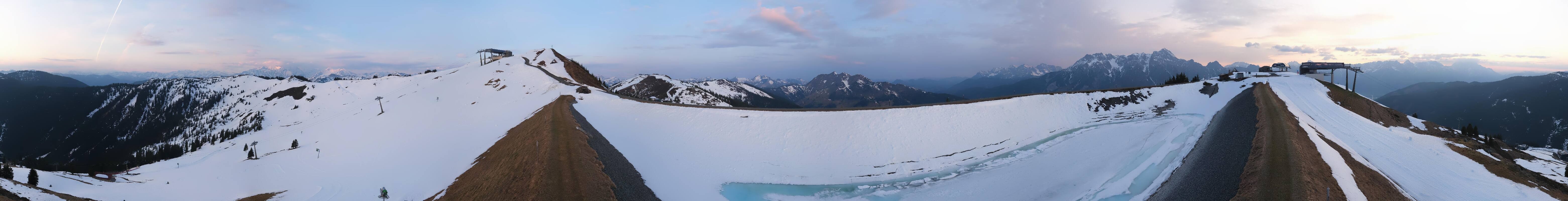 Archived image Webcam Leogang - View from Großer Asitz