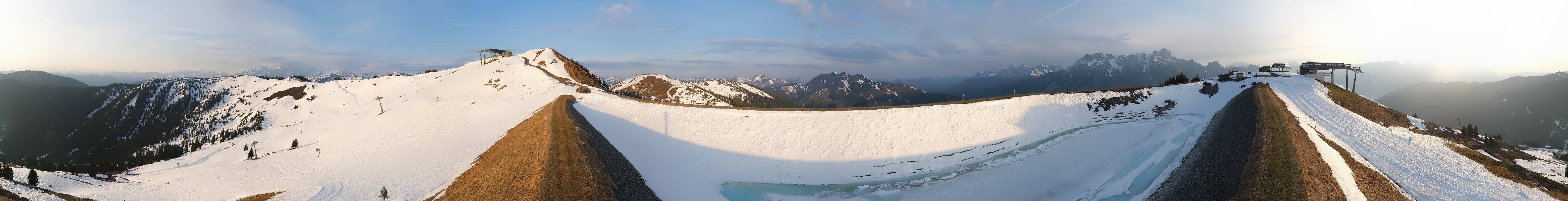 Archiv Foto Webcam Leogang - Ausblick vom Großen Asitz