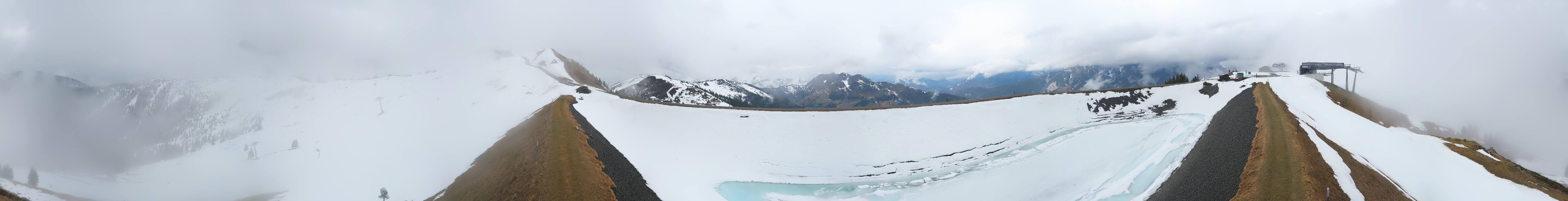 Archiv Foto Webcam Leogang - Ausblick vom Großen Asitz