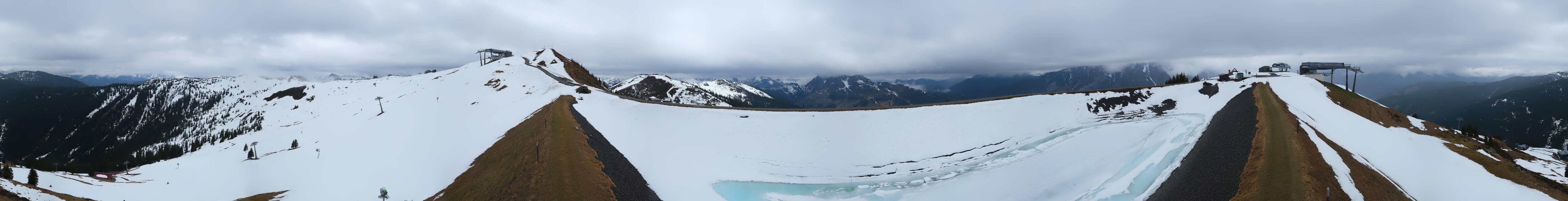 Archiv Foto Webcam Leogang - Ausblick vom Großen Asitz