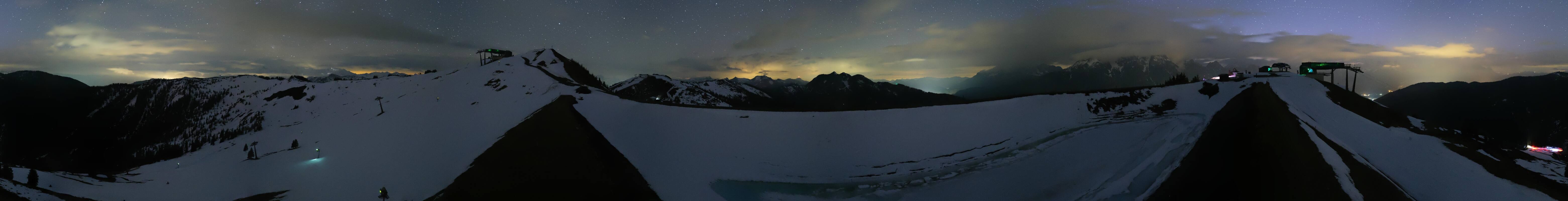Archiv Foto Webcam Leogang - Ausblick vom Großen Asitz