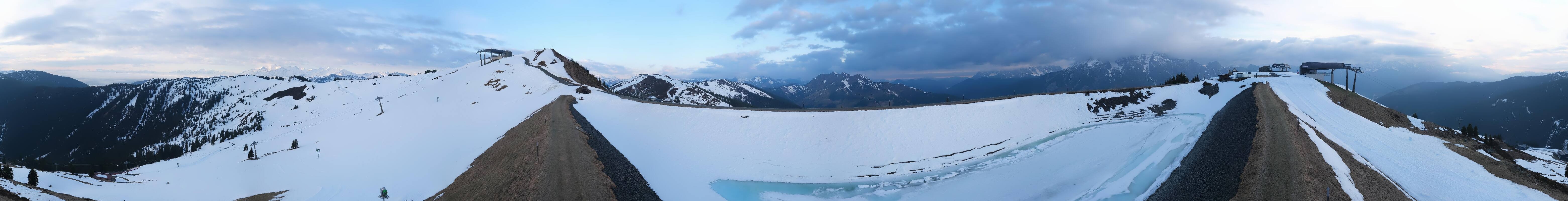 Archiv Foto Webcam Leogang - Ausblick vom Großen Asitz