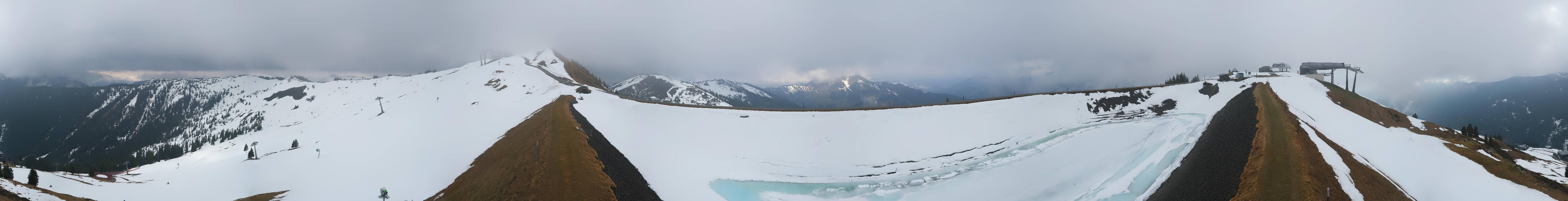 Archiv Foto Webcam Leogang - Ausblick vom Großen Asitz