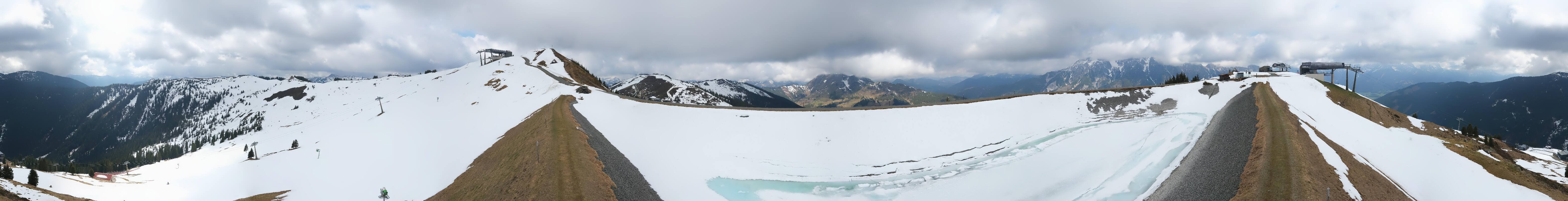 Archiv Foto Webcam Leogang - Ausblick vom Großen Asitz