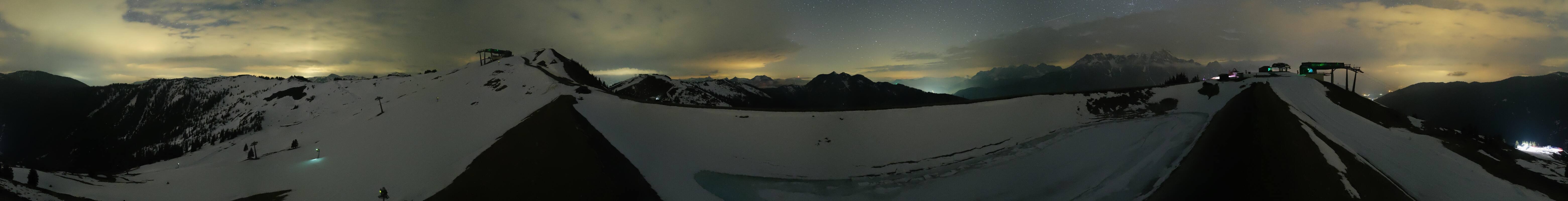 Archived image Webcam Leogang - View from Großer Asitz