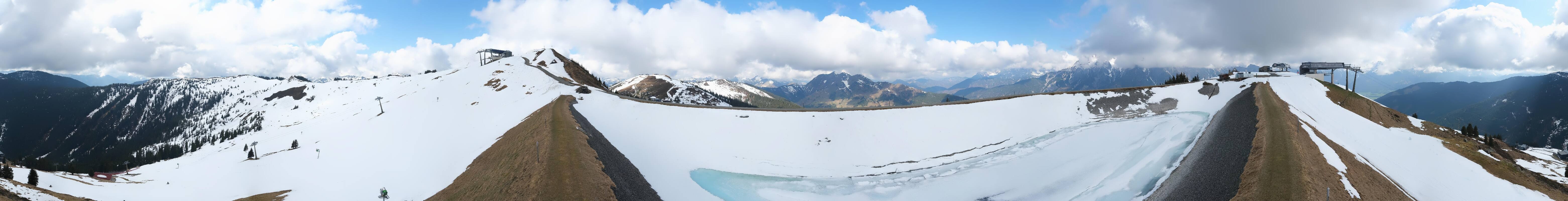 Archived image Webcam Leogang - View from Großer Asitz