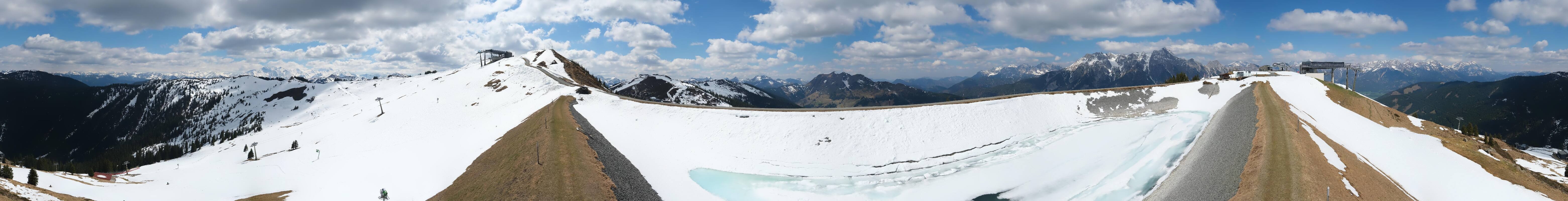 Archived image Webcam Leogang - View from Großer Asitz