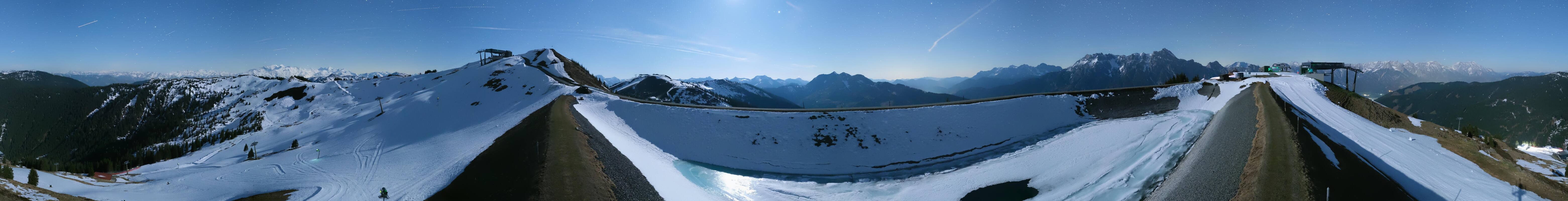 Archiv Foto Webcam Leogang - Ausblick vom Großen Asitz