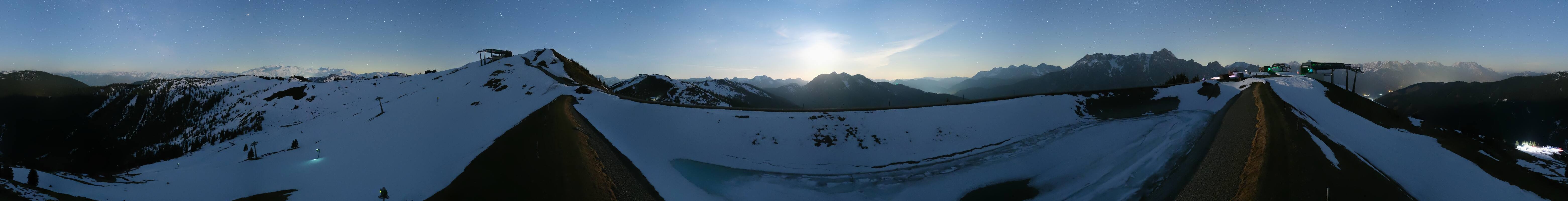 Archiv Foto Webcam Leogang - Ausblick vom Großen Asitz