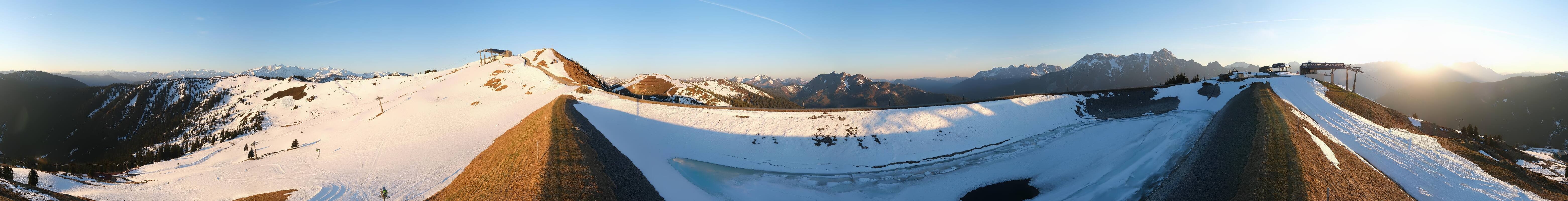 Archiv Foto Webcam Leogang - Ausblick vom Großen Asitz