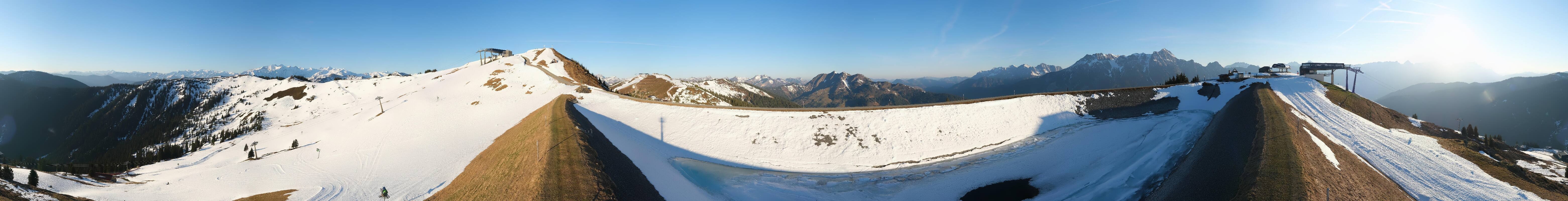 Archiv Foto Webcam Leogang - Ausblick vom Großen Asitz
