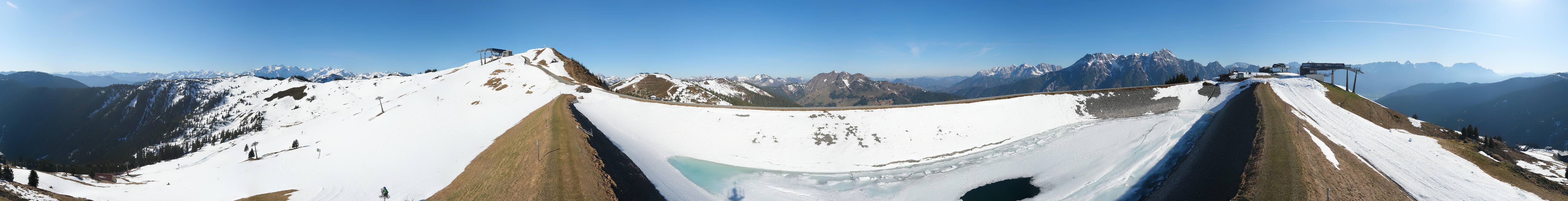 Archiv Foto Webcam Leogang - Ausblick vom Großen Asitz