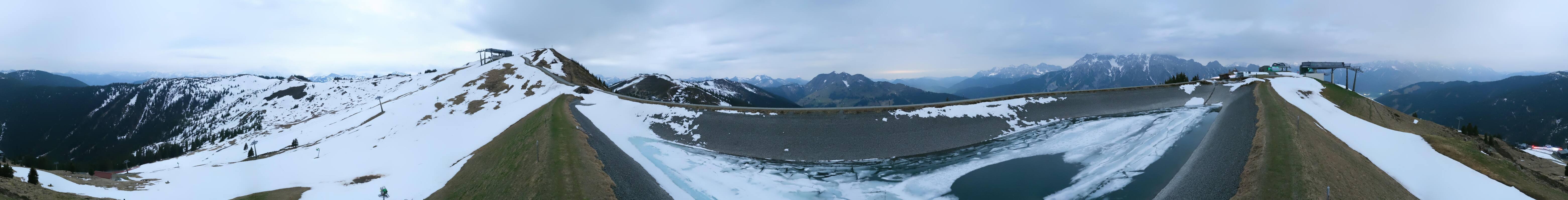 Archiv Foto Webcam Leogang - Ausblick vom Großen Asitz