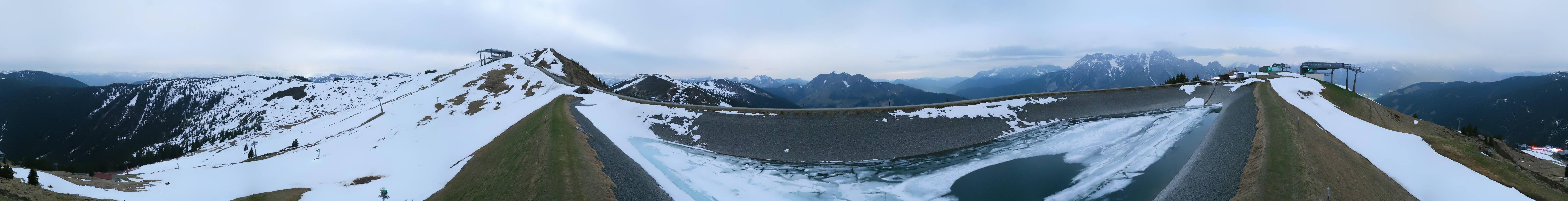 Archiv Foto Webcam Leogang - Ausblick vom Großen Asitz