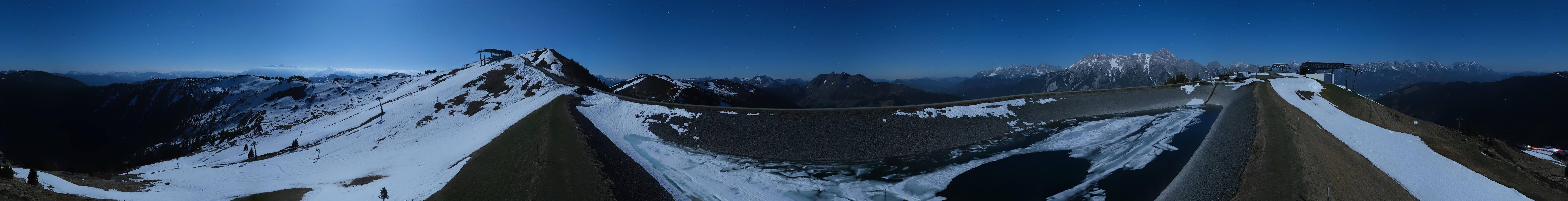 Archiv Foto Webcam Leogang - Ausblick vom Großen Asitz