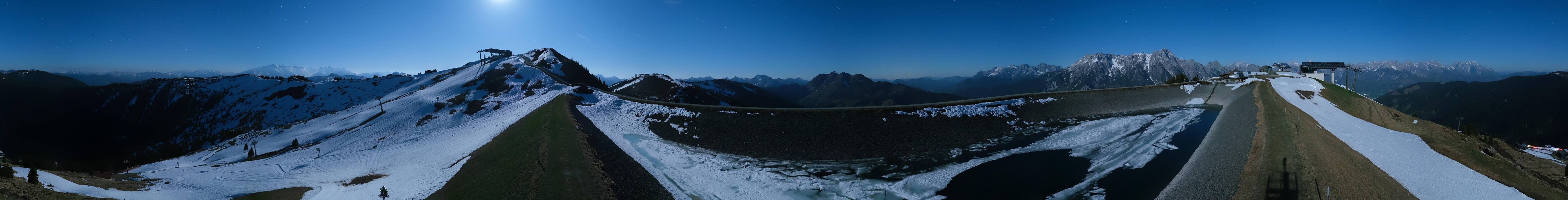 Archiv Foto Webcam Leogang - Ausblick vom Großen Asitz