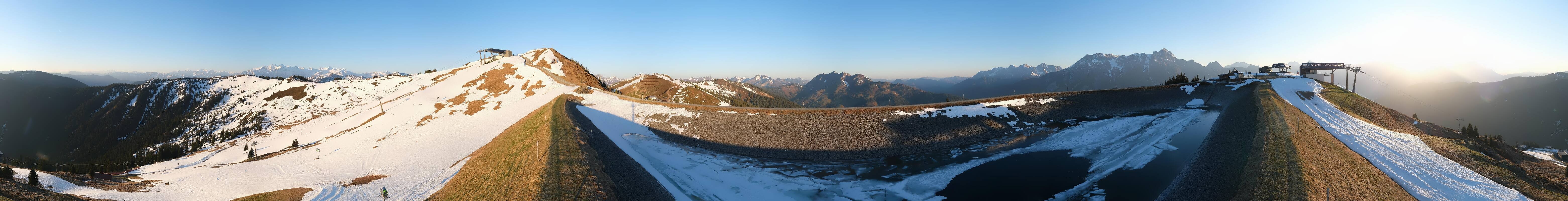 Archiv Foto Webcam Leogang - Ausblick vom Großen Asitz