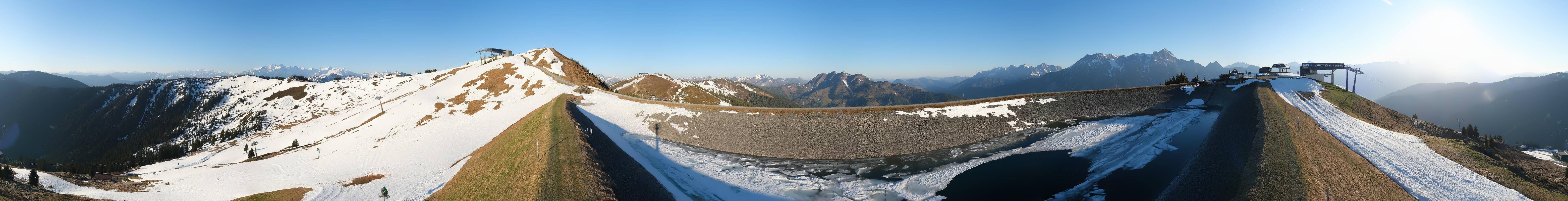 Archiv Foto Webcam Leogang - Ausblick vom Großen Asitz
