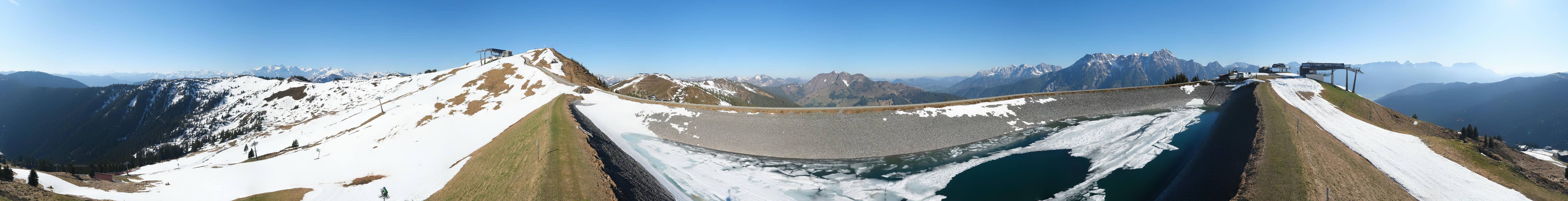 Archiv Foto Webcam Leogang - Ausblick vom Großen Asitz