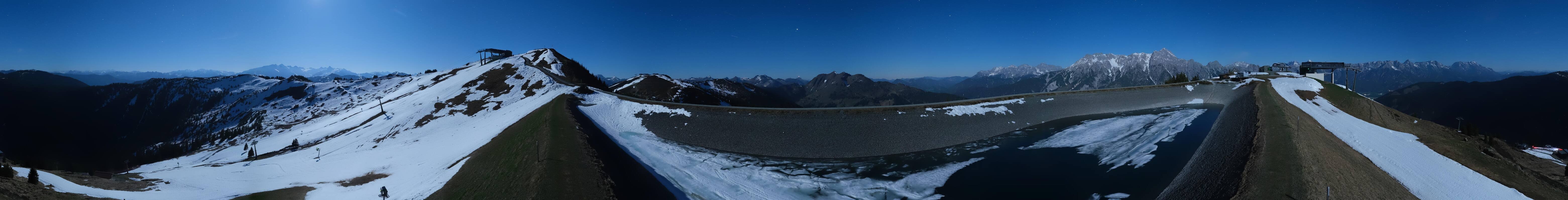 Archiv Foto Webcam Leogang - Ausblick vom Großen Asitz