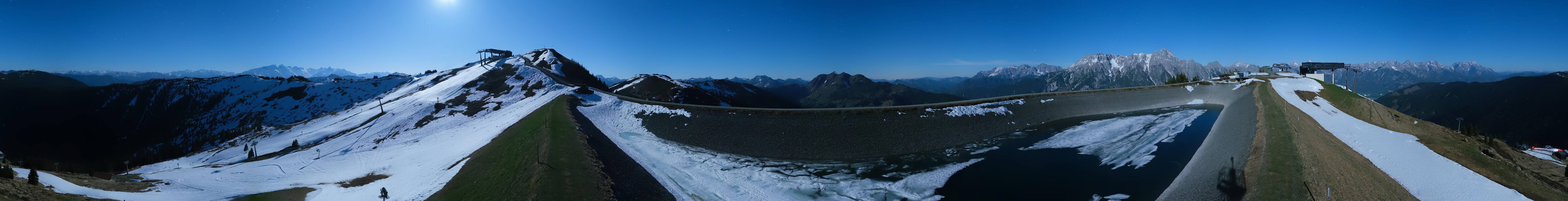 Archiv Foto Webcam Leogang - Ausblick vom Großen Asitz